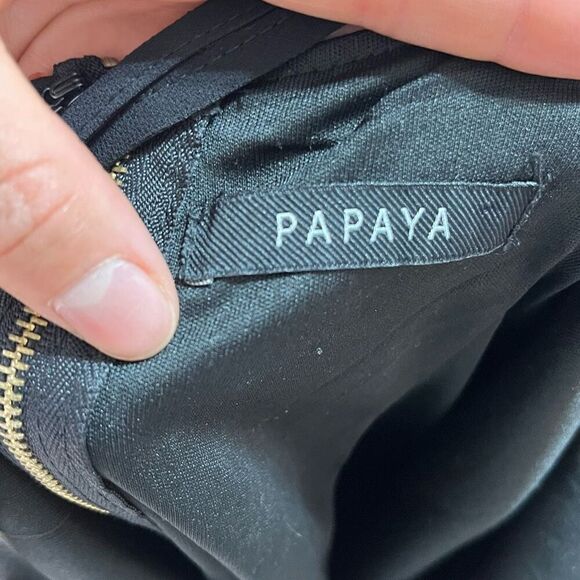 Papaya Womens Mini Sequin Dress Size Large Black Pink Homecoming Bodycon Sexy - Picture 12 of 13